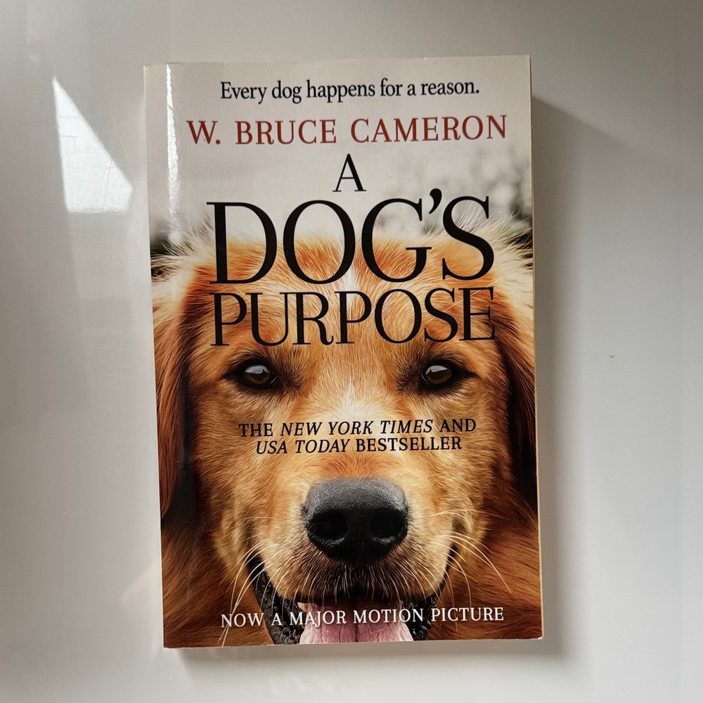Barnes & Noble - A Dog's Purpose by W. Bruce Cameron - Brown and Black Cover